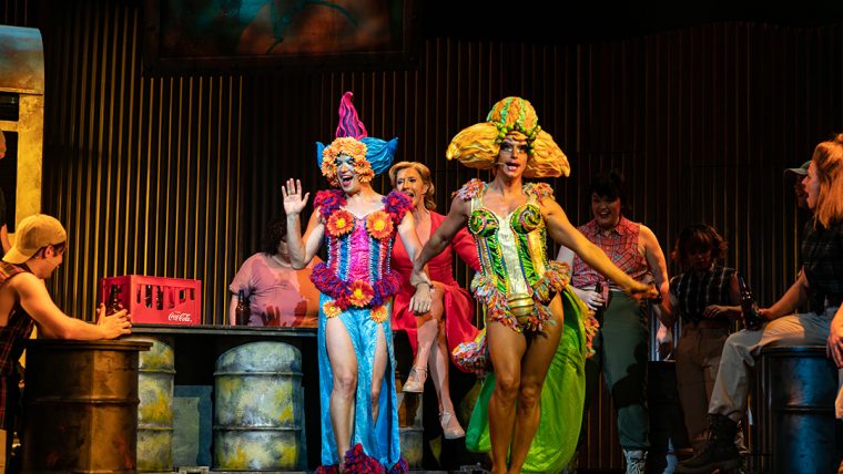 Production shot from Priscilla Queen of the Desert