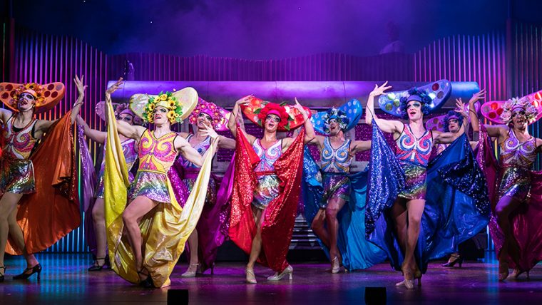 Production shot from Priscilla Queen of the Desert